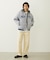 SATIN LOGO PATCH QUILTED JACKET