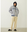 SATIN LOGO PATCH QUILTED JACKET