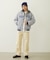 SATIN LOGO PATCH QUILTED JACKET