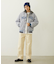 SATIN LOGO PATCH QUILTED JACKET