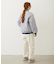 SATIN LOGO PATCH QUILTED JACKET