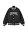 SATIN LOGO PATCH QUILTED JACKET