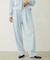 EMBROIDERY TUCK SWEAT PANTS