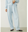 EMBROIDERY TUCK SWEAT PANTS