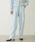 EMBROIDERY TUCK SWEAT PANTS