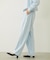 EMBROIDERY TUCK SWEAT PANTS