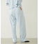 EMBROIDERY TUCK SWEAT PANTS
