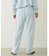 EMBROIDERY TUCK SWEAT PANTS