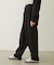 EMBROIDERY TUCK SWEAT PANTS