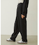 EMBROIDERY TUCK SWEAT PANTS