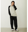 EMBROIDERY TUCK SWEAT PANTS