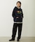 EMBROIDERY TUCK SWEAT PANTS