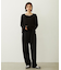 EMBROIDERY TUCK SWEAT PANTS