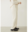 EMBROIDERY TUCK SWEAT PANTS