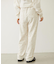EMBROIDERY TUCK SWEAT PANTS