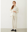 EMBROIDERY TUCK SWEAT PANTS