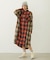 WASHED PANEL SHIRT DRESS