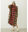 WASHED PANEL SHIRT DRESS