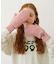 HEART CABLE MITTENS