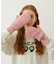 HEART CABLE MITTENS
