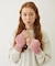 HEART CABLE MITTENS