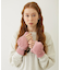 HEART CABLE MITTENS