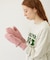 HEART CABLE MITTENS