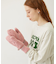 HEART CABLE MITTENS