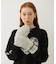 HEART CABLE MITTENS