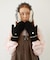 HEART CABLE MITTENS