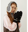 HEART CABLE MITTENS