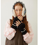 HEART CABLE MITTENS