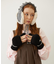 HEART CABLE MITTENS