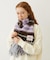 STRIPED FRINGE STOLE