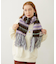 STRIPED FRINGE STOLE