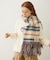 STRIPED FRINGE STOLE