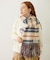 STRIPED FRINGE STOLE