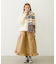 STRIPED FRINGE STOLE