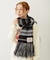 STRIPED FRINGE STOLE