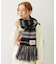 STRIPED FRINGE STOLE