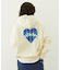 PLAID HEART SWEAT HOODIE