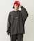 STENCIL AND BAR LOGO BIG SWEAT TOP