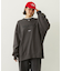 STENCIL AND BAR LOGO BIG SWEAT TOP