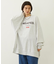 STENCIL AND BAR LOGO BIG SWEAT TOP