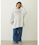 STENCIL AND BAR LOGO BIG SWEAT TOP