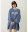 STENCIL AND BAR LOGO BIG SWEAT TOP