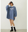 STENCIL AND BAR LOGO BIG SWEAT TOP