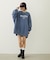 STENCIL AND BAR LOGO BIG SWEAT TOP