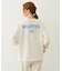MILKFED. PLAID LOGO L/S TEE