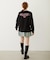 MILKFED. PLAID LOGO L/S TEE